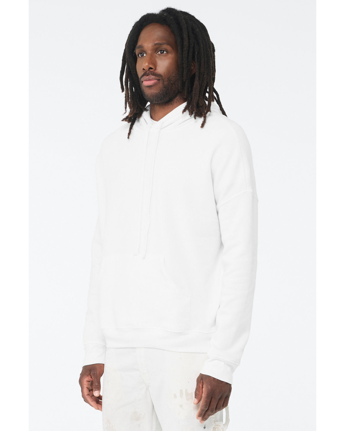 BELLA + CANVAS Men's Sponge Fleece Drop Shoulder Hoodie Mens Apparel Sweatshirts & Fleece