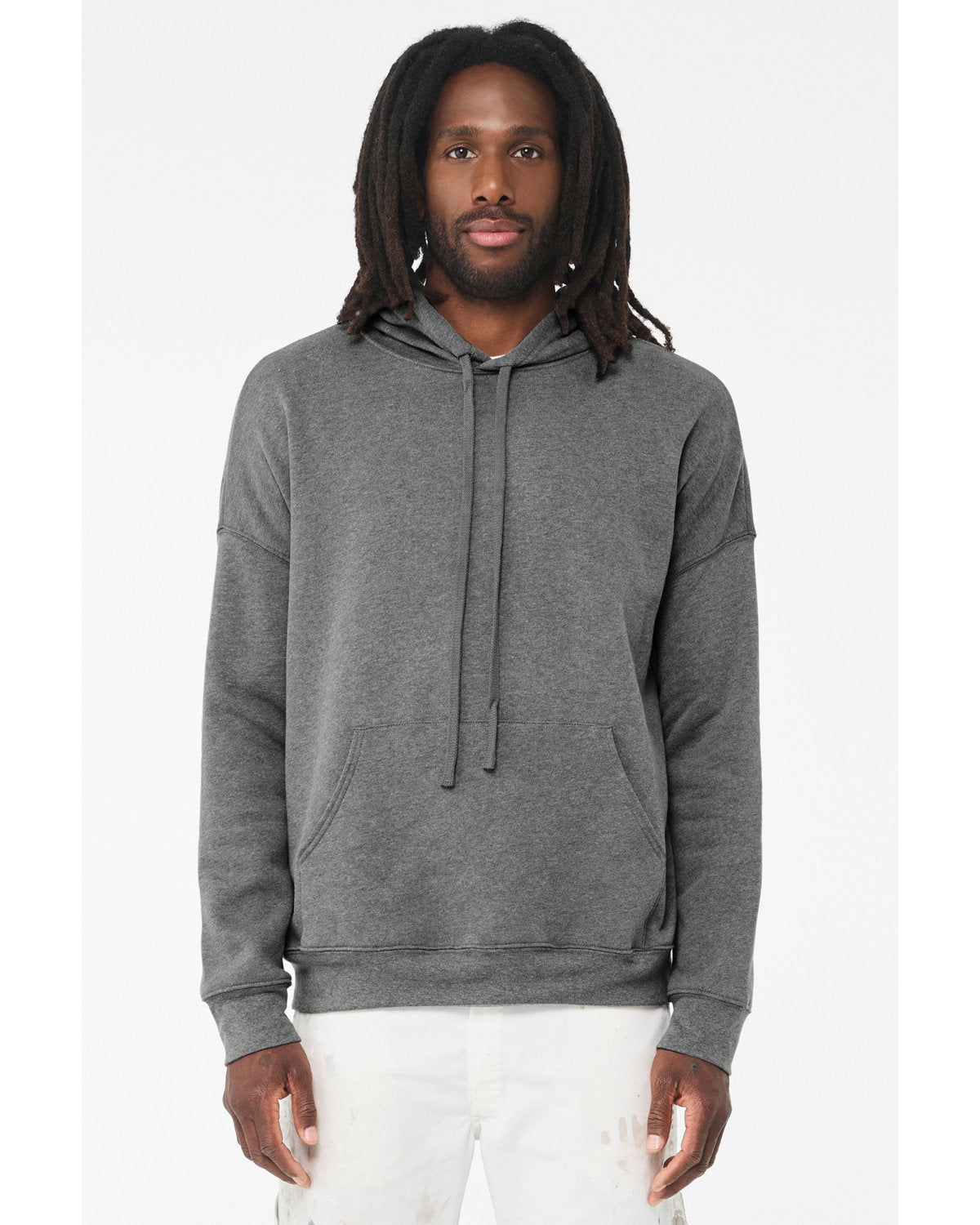 BELLA + CANVAS Men's Sponge Fleece Drop Shoulder Hoodie Mens Apparel Sweatshirts & Fleece