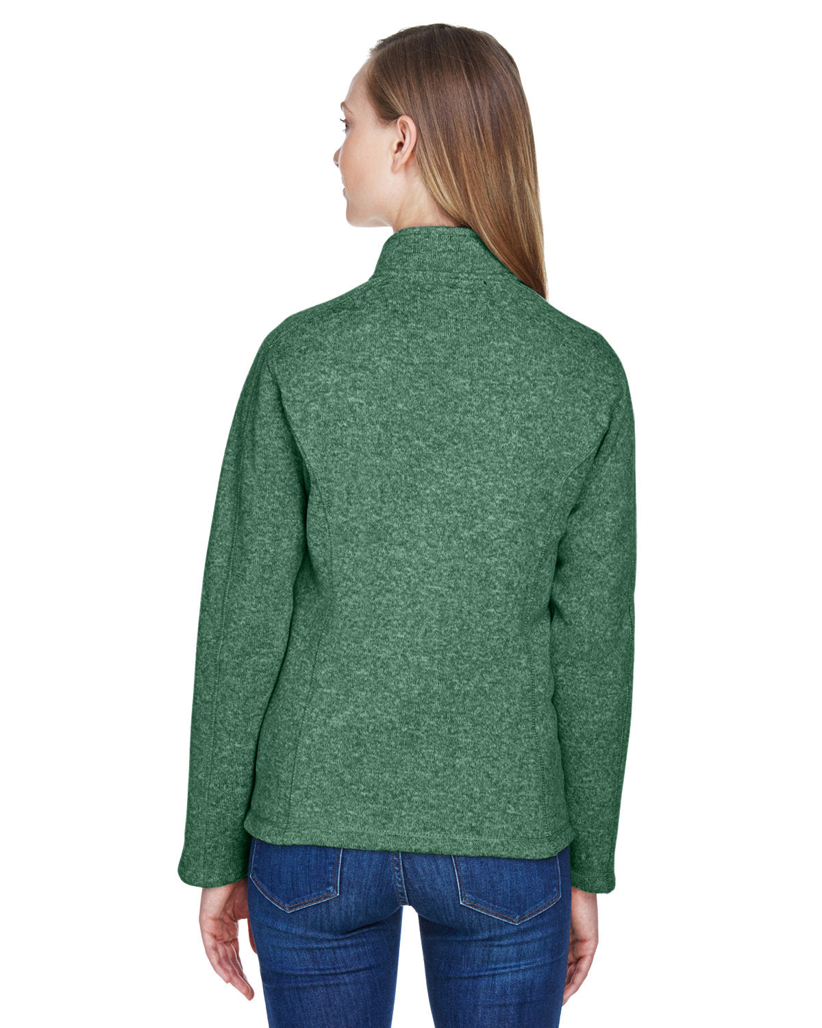Devon & Jones Ladies' Bristol Full-Zip Sweater Fleece Jacket Womens Apparel Sweatshirts & Fleece