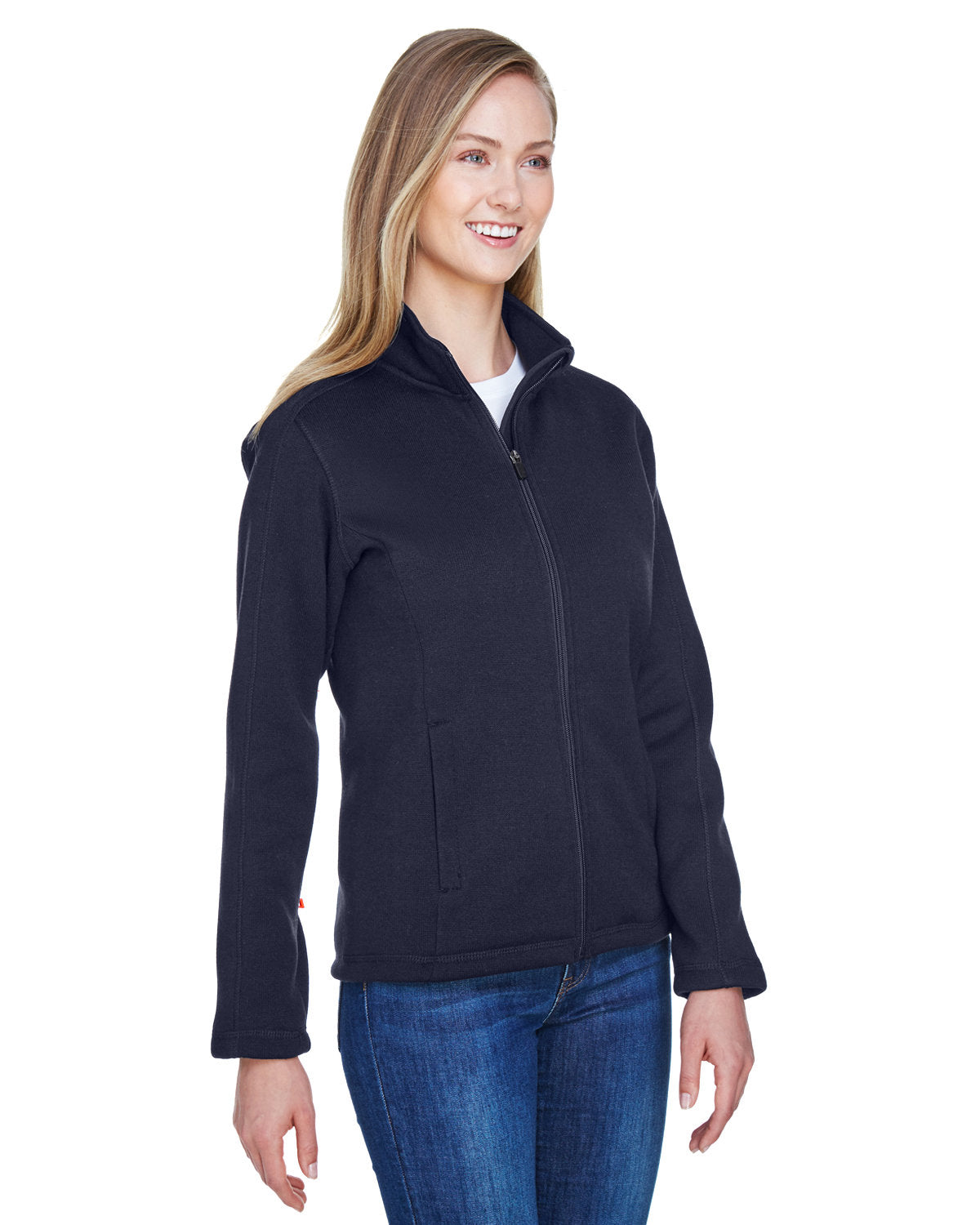 Devon & Jones Ladies' Bristol Full-Zip Sweater Fleece Jacket Womens Apparel Sweatshirts & Fleece