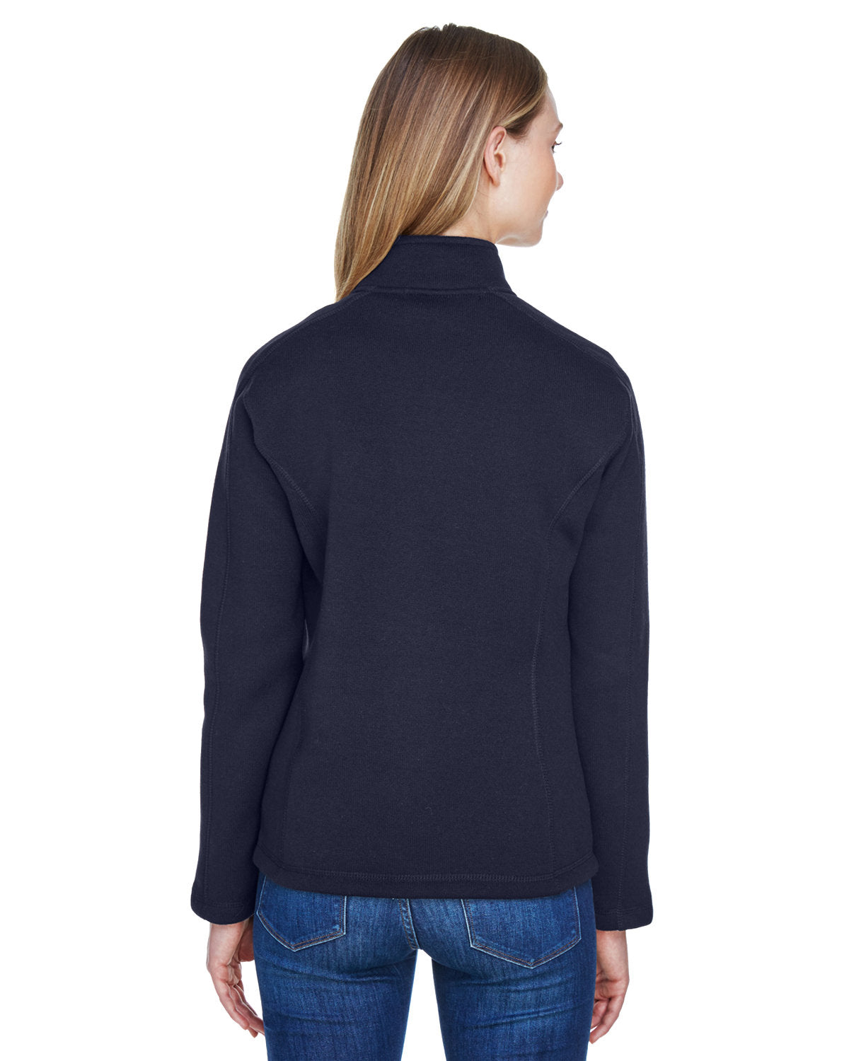 Devon & Jones Ladies' Bristol Full-Zip Sweater Fleece Jacket Womens Apparel Sweatshirts & Fleece