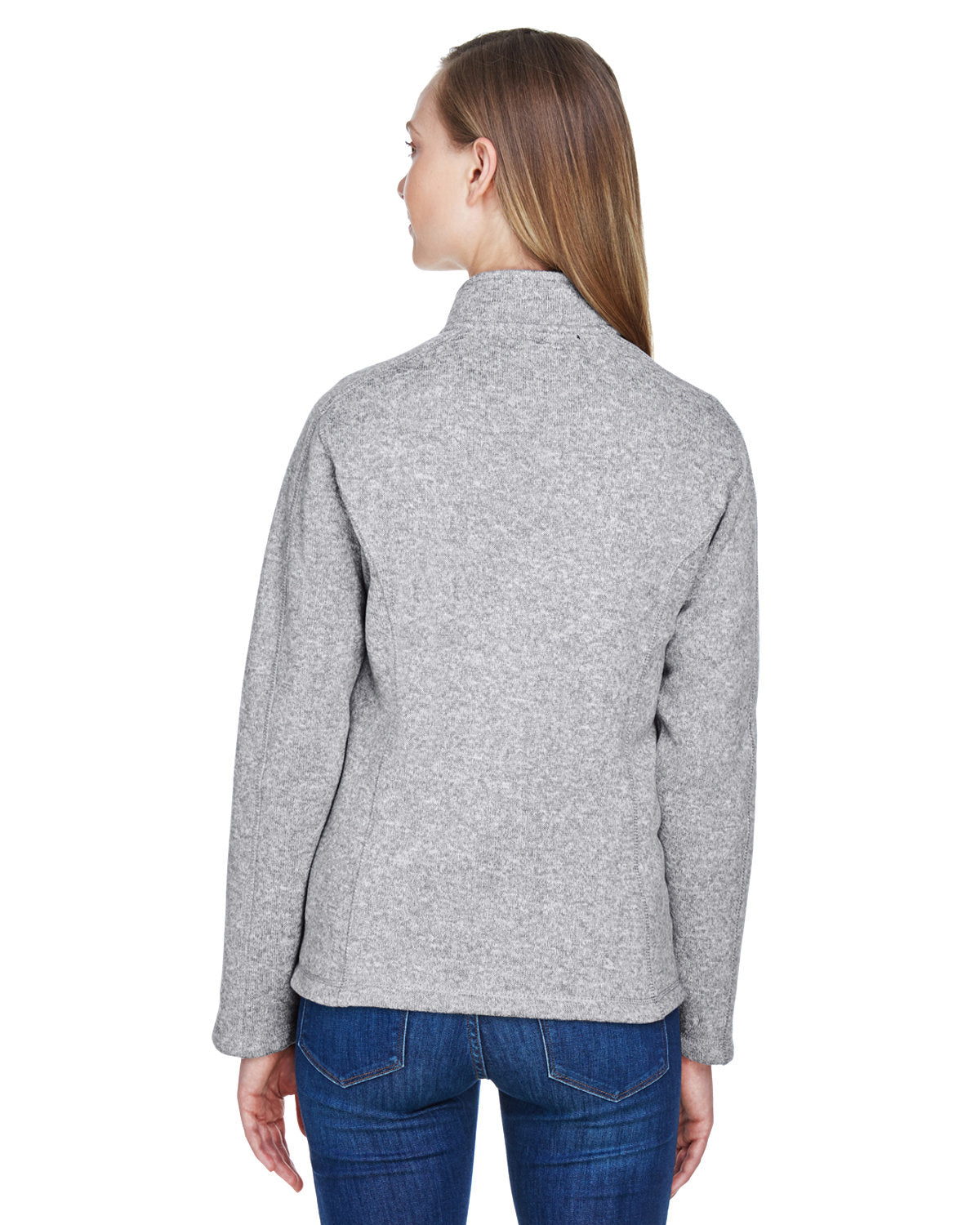 Devon & Jones Ladies' Bristol Full-Zip Sweater Fleece Jacket Womens Apparel Sweatshirts & Fleece