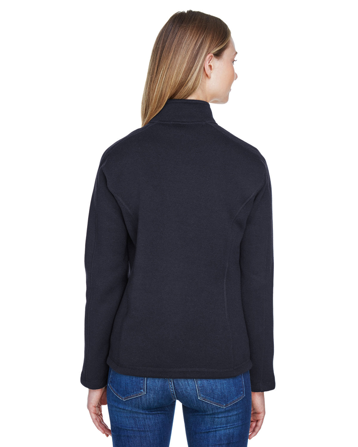 Devon & Jones Ladies' Bristol Full-Zip Sweater Fleece Jacket Womens Apparel Sweatshirts & Fleece