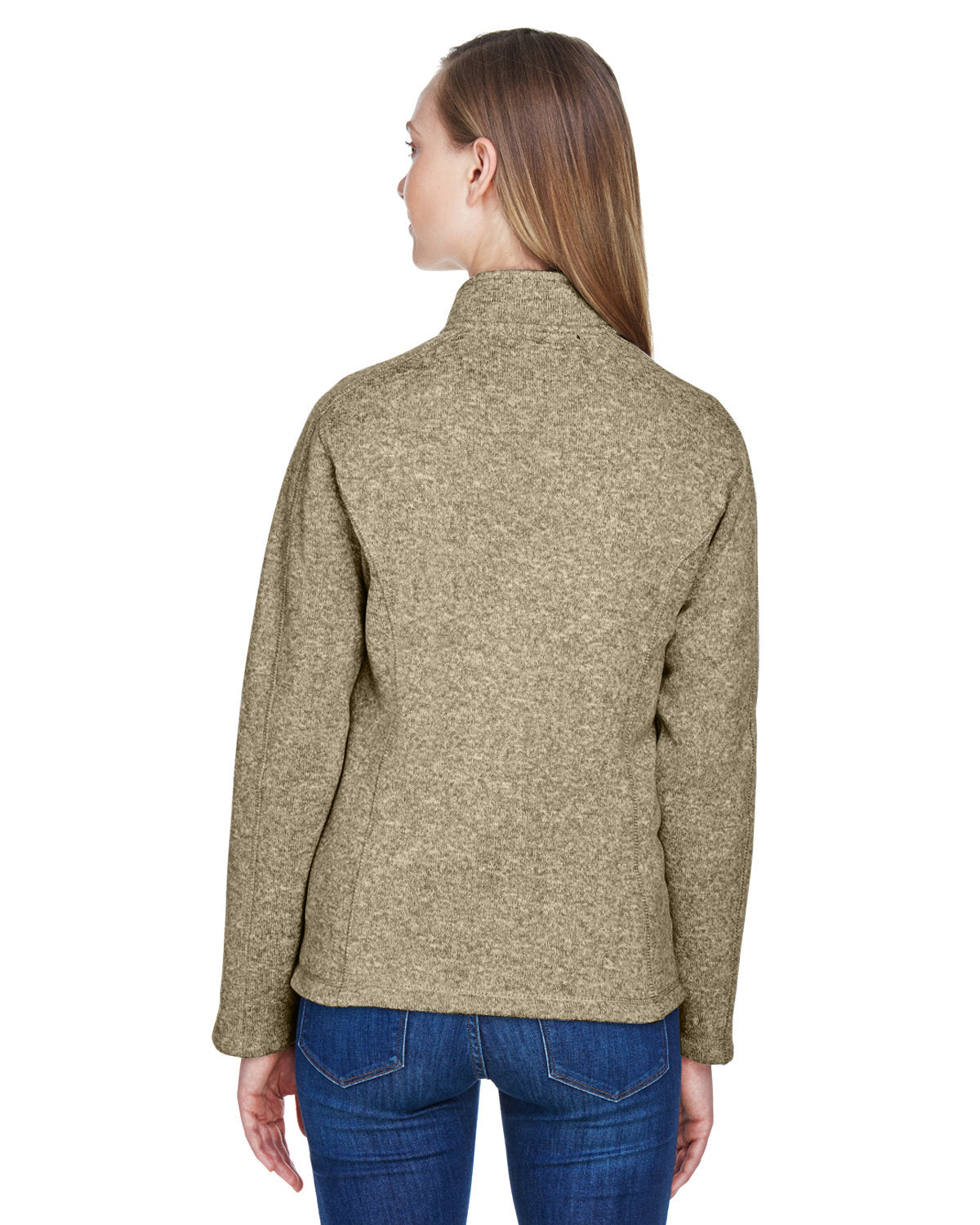 Devon & Jones Ladies' Bristol Full-Zip Sweater Fleece Jacket Womens Apparel Sweatshirts & Fleece