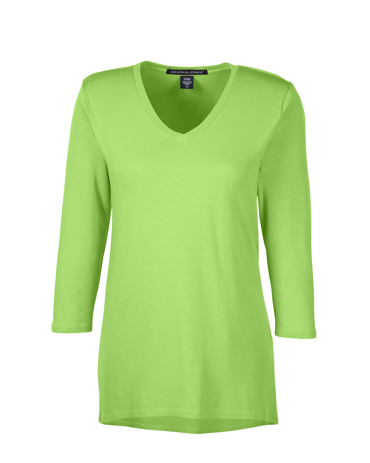 Devon & Jones Ladies' Perfect Fit™ Bracelet-Length V-Neck Top Womens Apparel Shirts & Tops