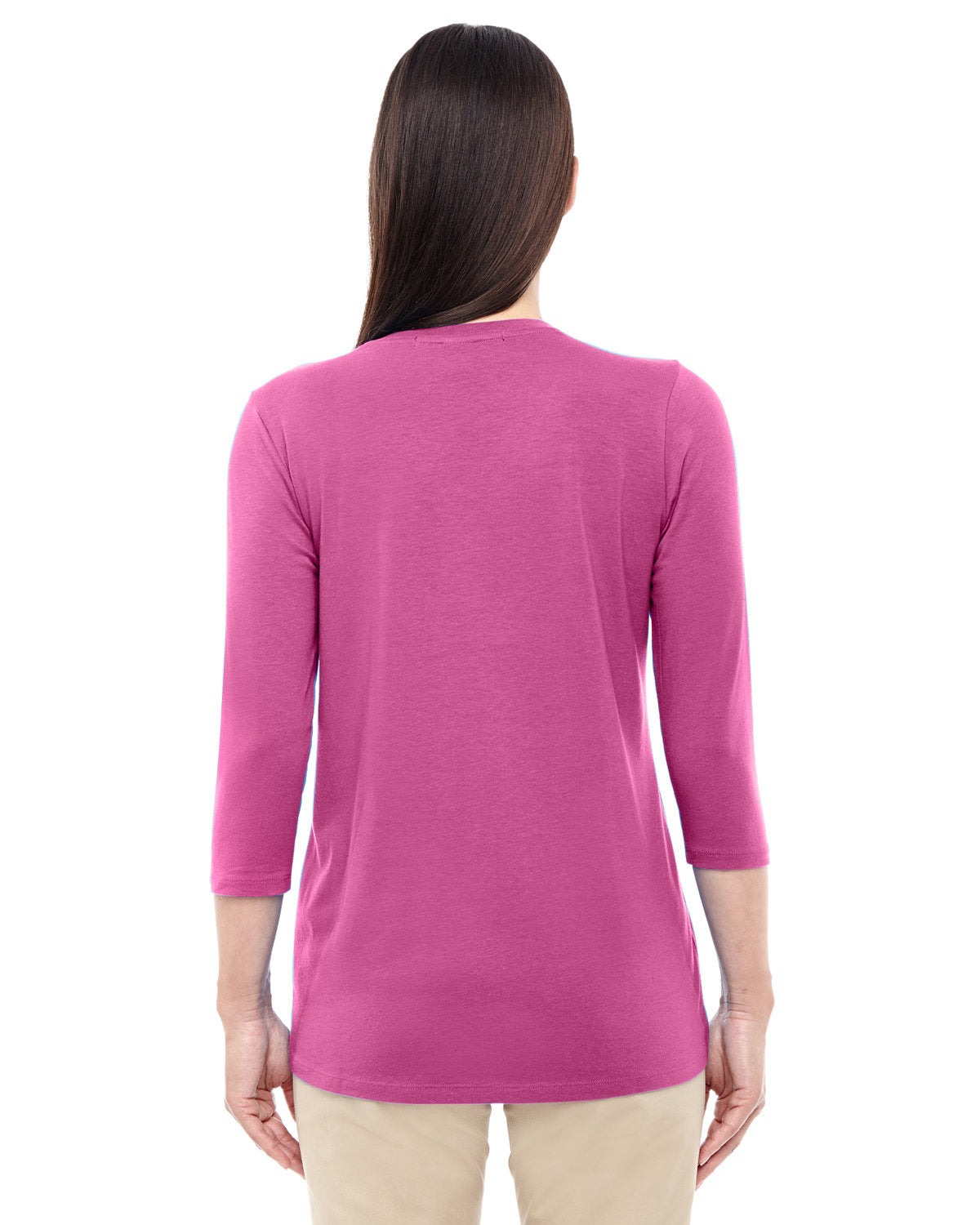 Devon & Jones Ladies' Perfect Fit™ Bracelet-Length V-Neck Top Womens Apparel Shirts & Tops