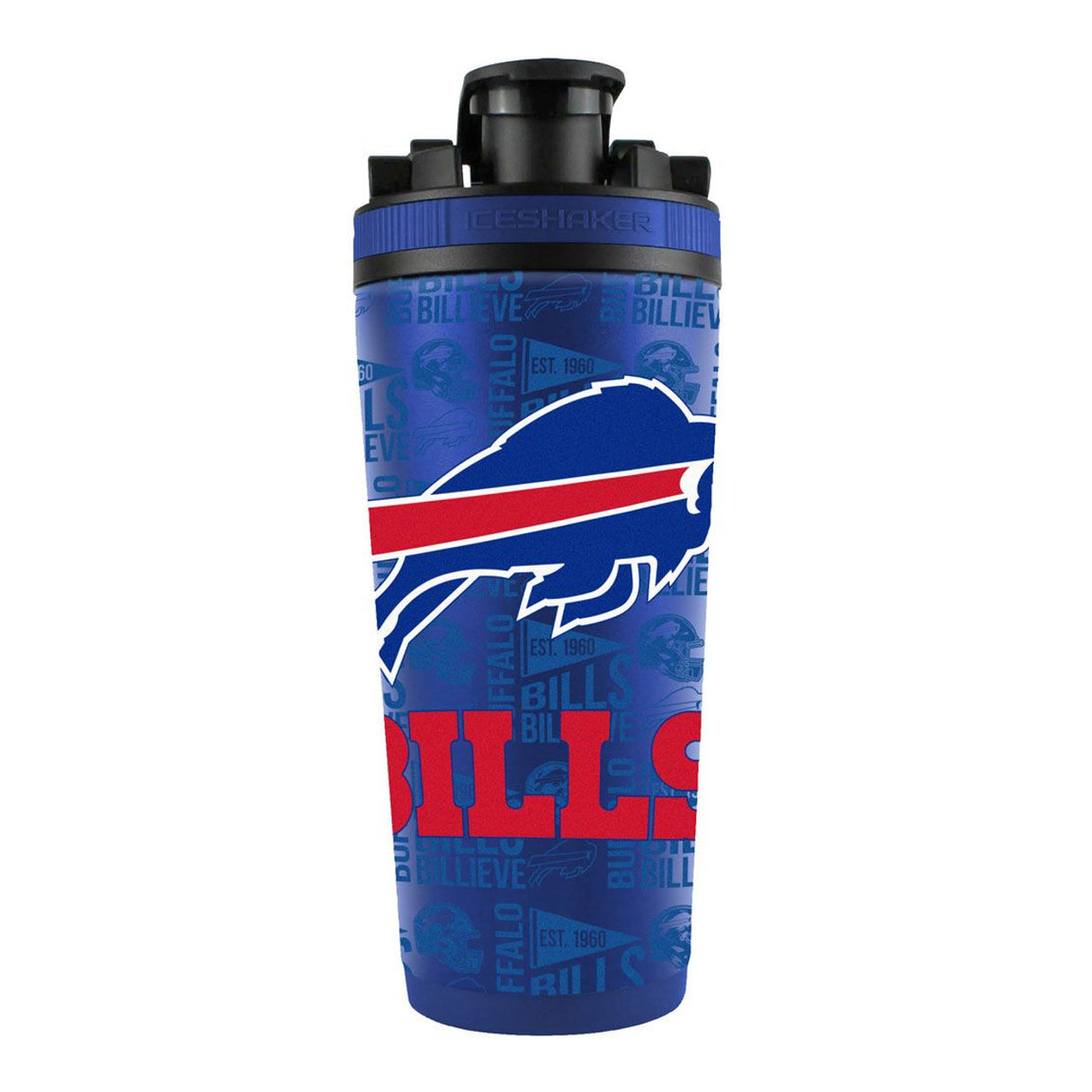 Buffalo Bills Ice Shaker 26oz Stainless Steel Fan Gear NFL Buffalo Bills