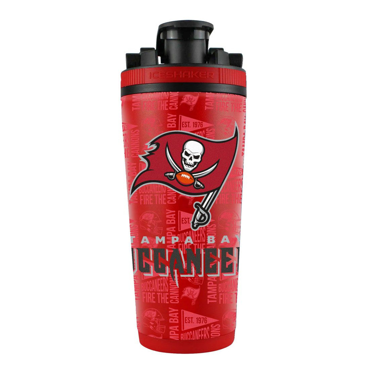 Tampa Bay Buccaneers Ice Shaker 26oz Stainless Steel Fan Gear NFL Tampa Bay Buccaneers