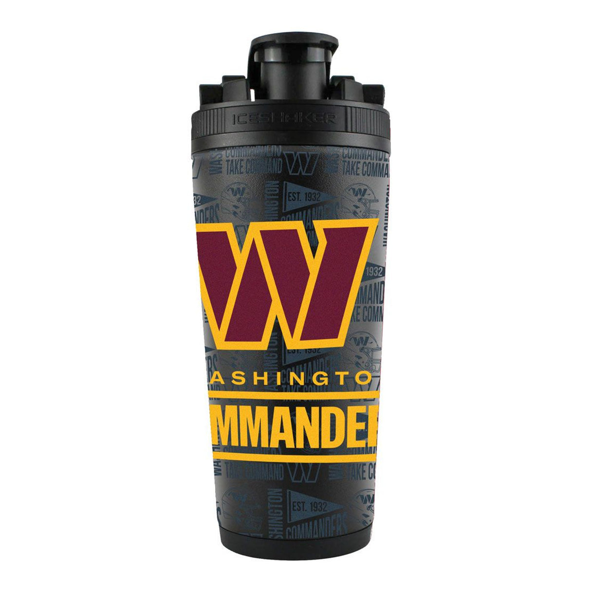 Washington Commanders Ice Shaker 26oz Stainless Steel Fan Gear NFL Washington Commanders
