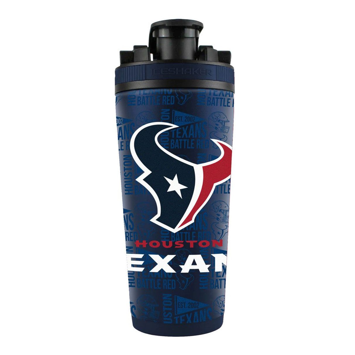 Houston Texans Ice Shaker 26oz Stainless Steel Fan Gear NFL Houston Texans
