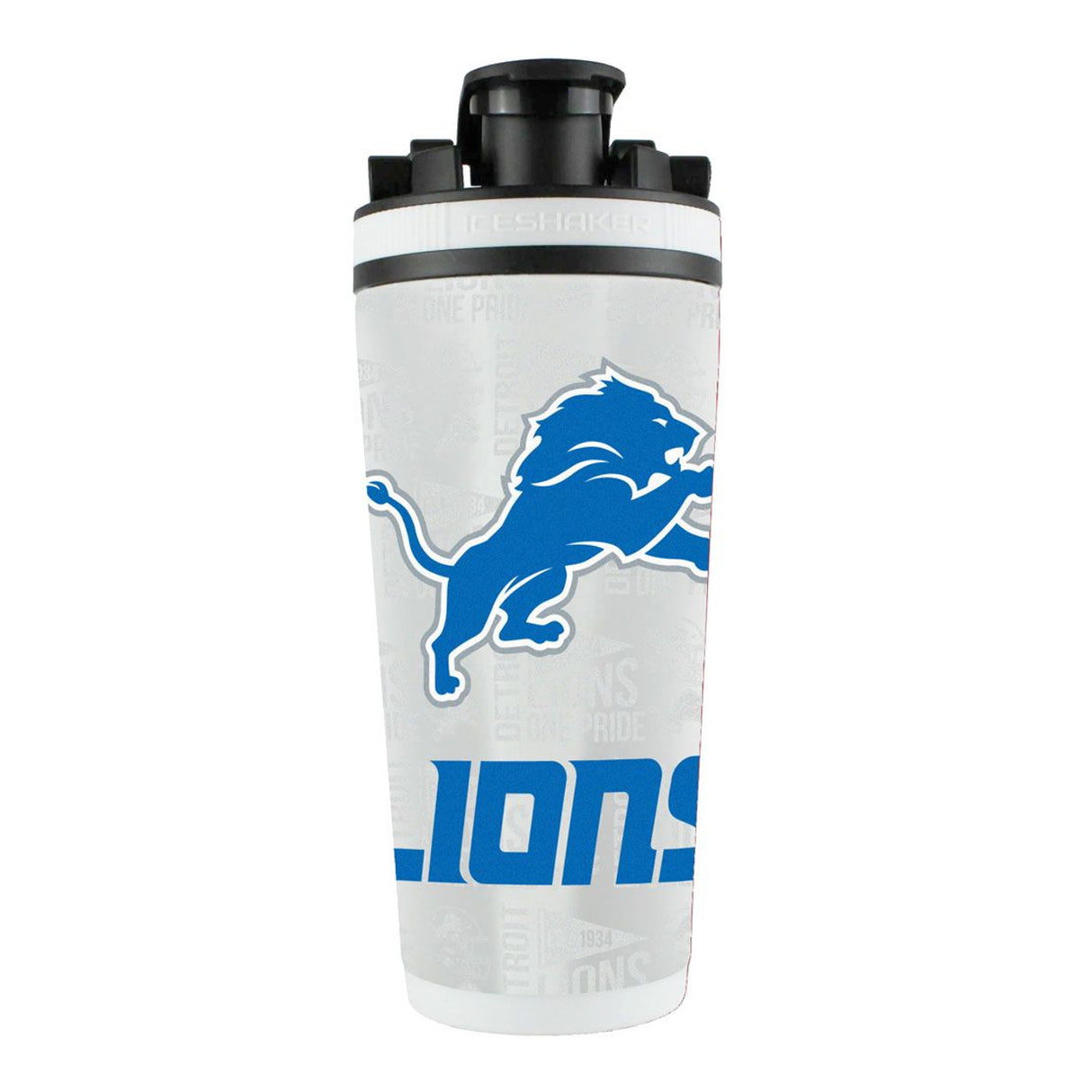 Detroit Lions Ice Shaker 26oz Stainless Steel Fan Gear NFL Detroit Lions