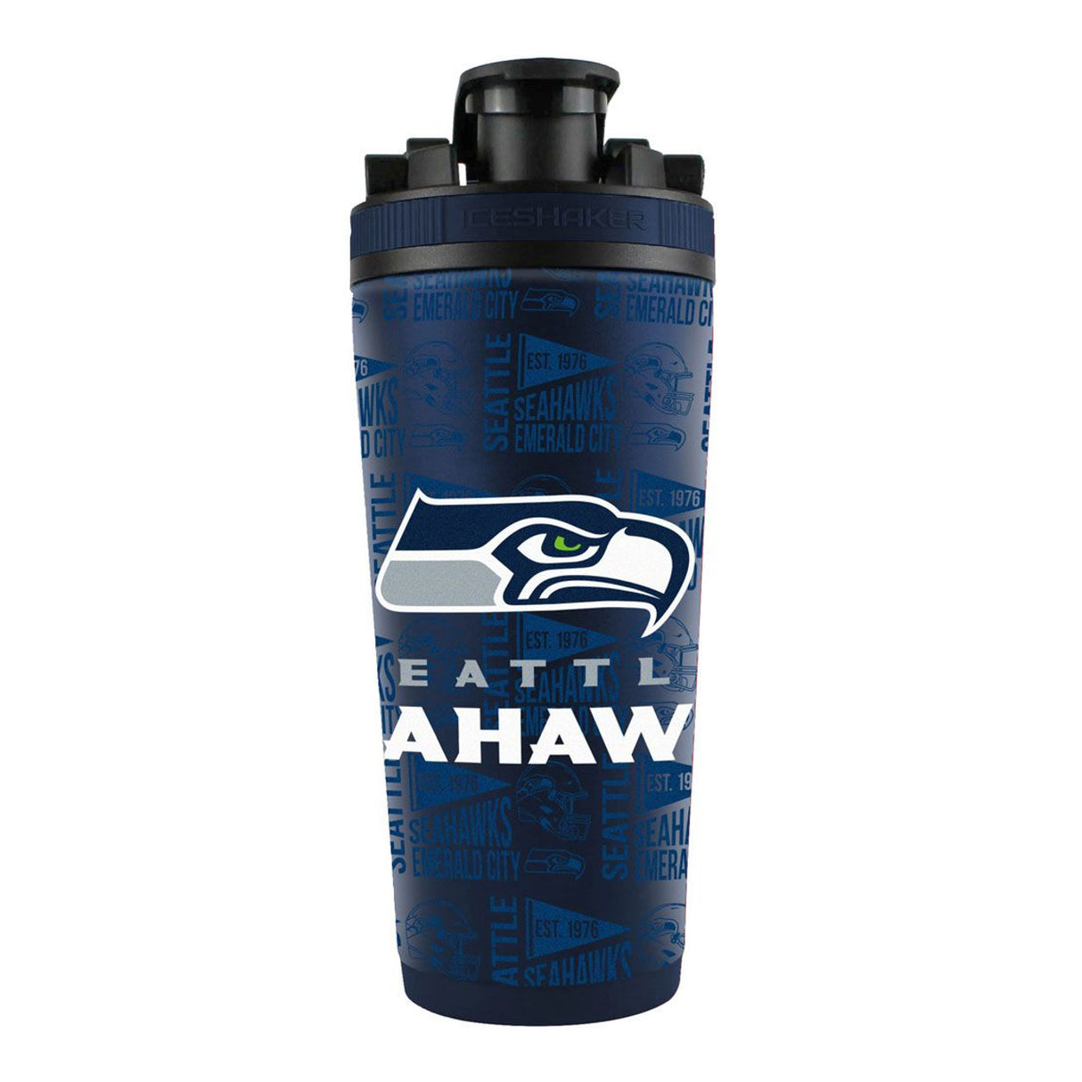Seattle Seahawks Ice Shaker 26oz Stainless Steel Fan Gear NFL Seattle Seahawks