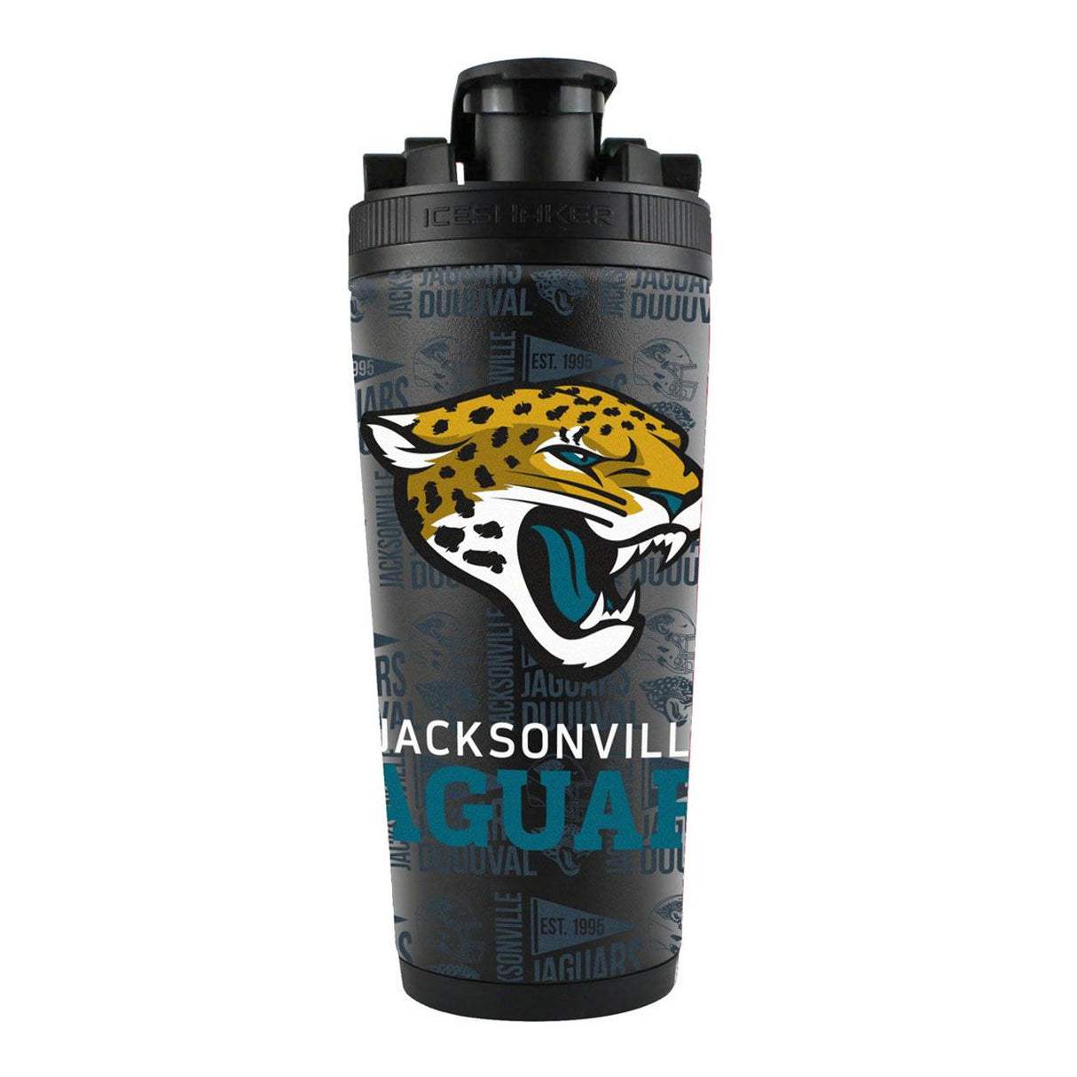 Jacksonville Jaguars Ice Shaker 26oz Stainless Steel Fan Gear NFL Jacksonville Jaguars
