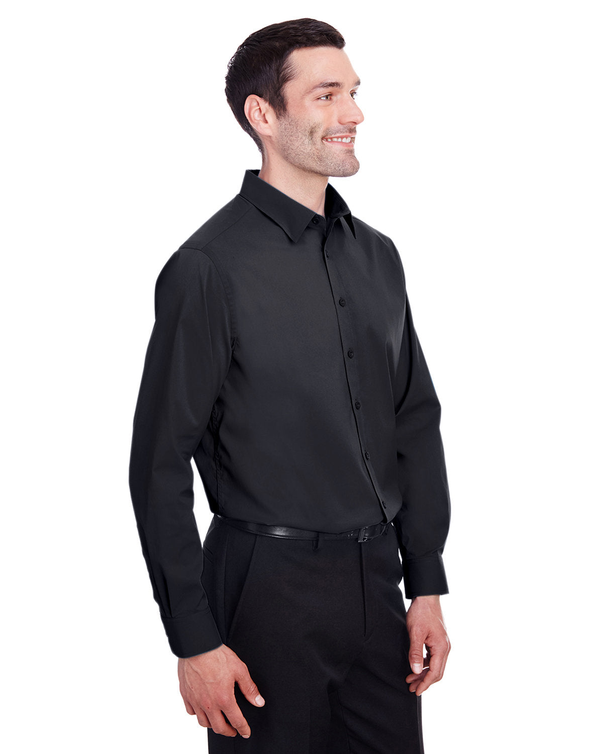 Devon & Jones Men's CrownLux Performance Stretch Woven Shirt-2