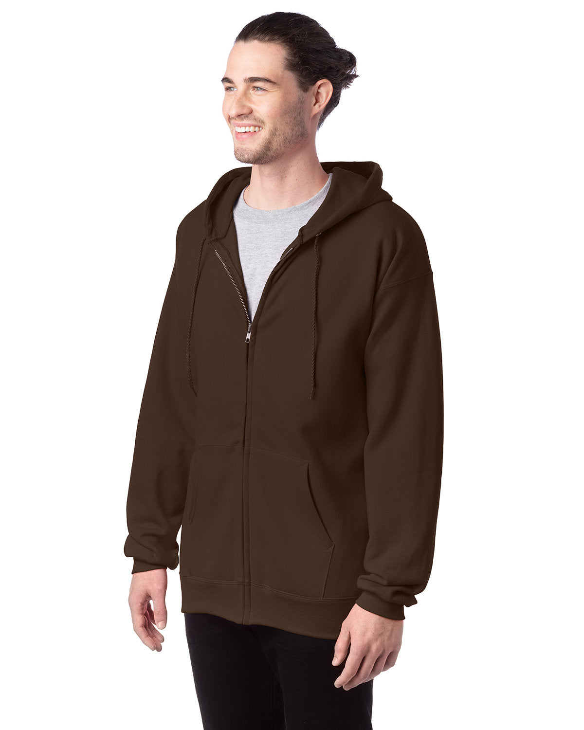 Hanes Men's Ultimate Cotton - Full-Zip Hooded Sweatshirt Mens Apparel Sweatshirts & Fleece