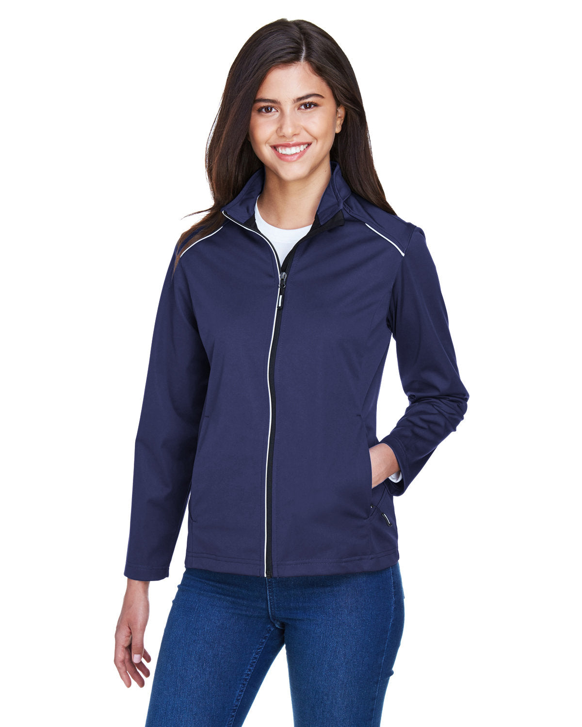 CORE365 Ladies' Techno Lite Three-Layer Knit Tech-Shell Womens Apparel Jackets & Vests