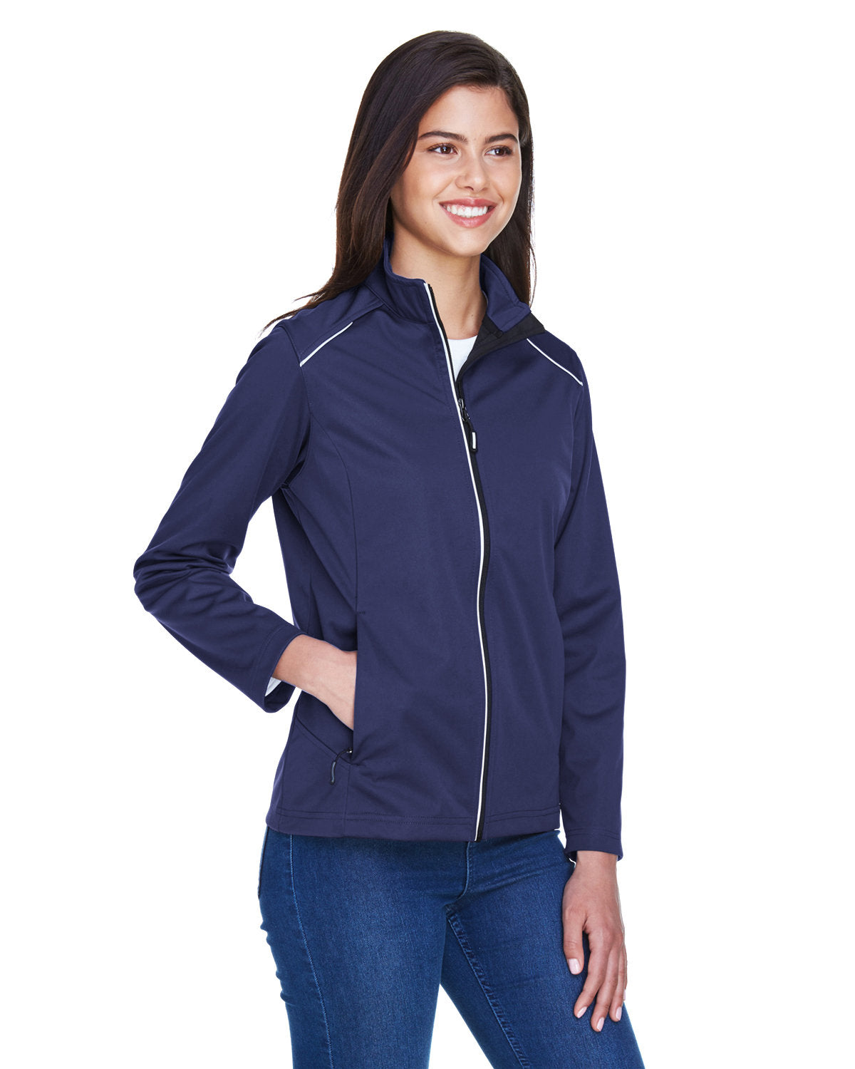 CORE365 Ladies' Techno Lite Three-Layer Knit Tech-Shell Womens Apparel Jackets & Vests