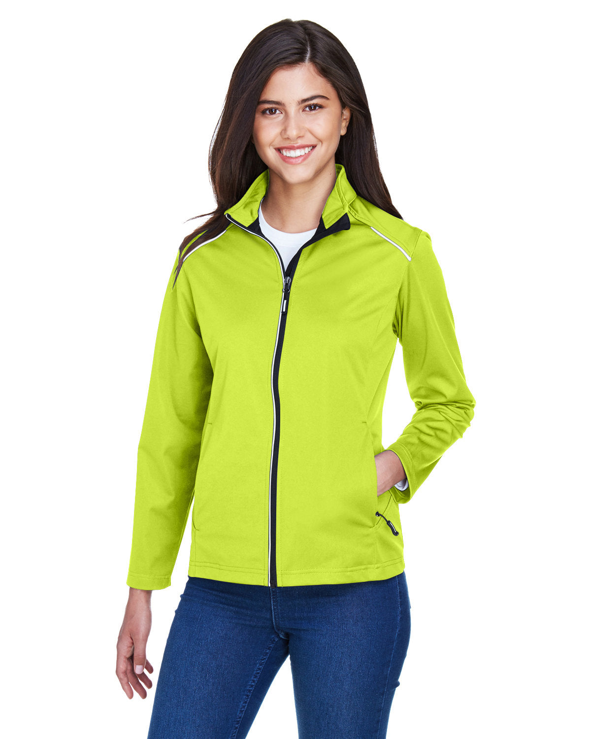 CORE365 Ladies' Techno Lite Three-Layer Knit Tech-Shell Womens Apparel Jackets & Vests