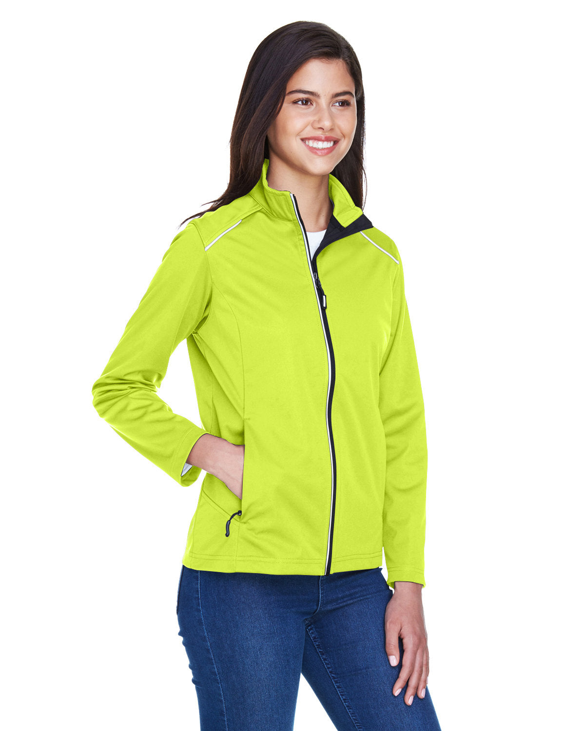 CORE365 Ladies' Techno Lite Three-Layer Knit Tech-Shell Womens Apparel Jackets & Vests