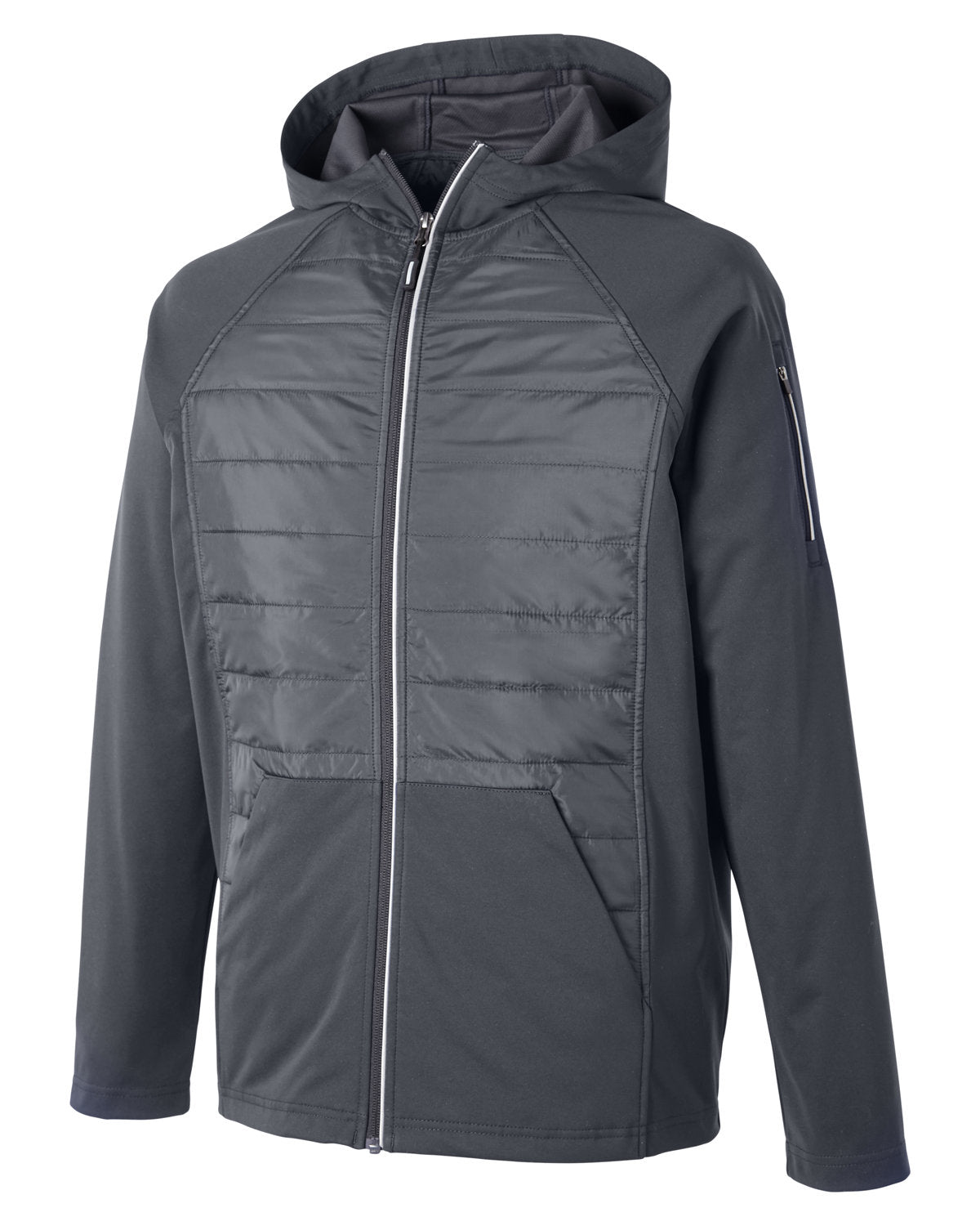 CORE365 Unisex Techno Lite Hybrid Hooded Jacket Mens Apparel Jackets & Vests