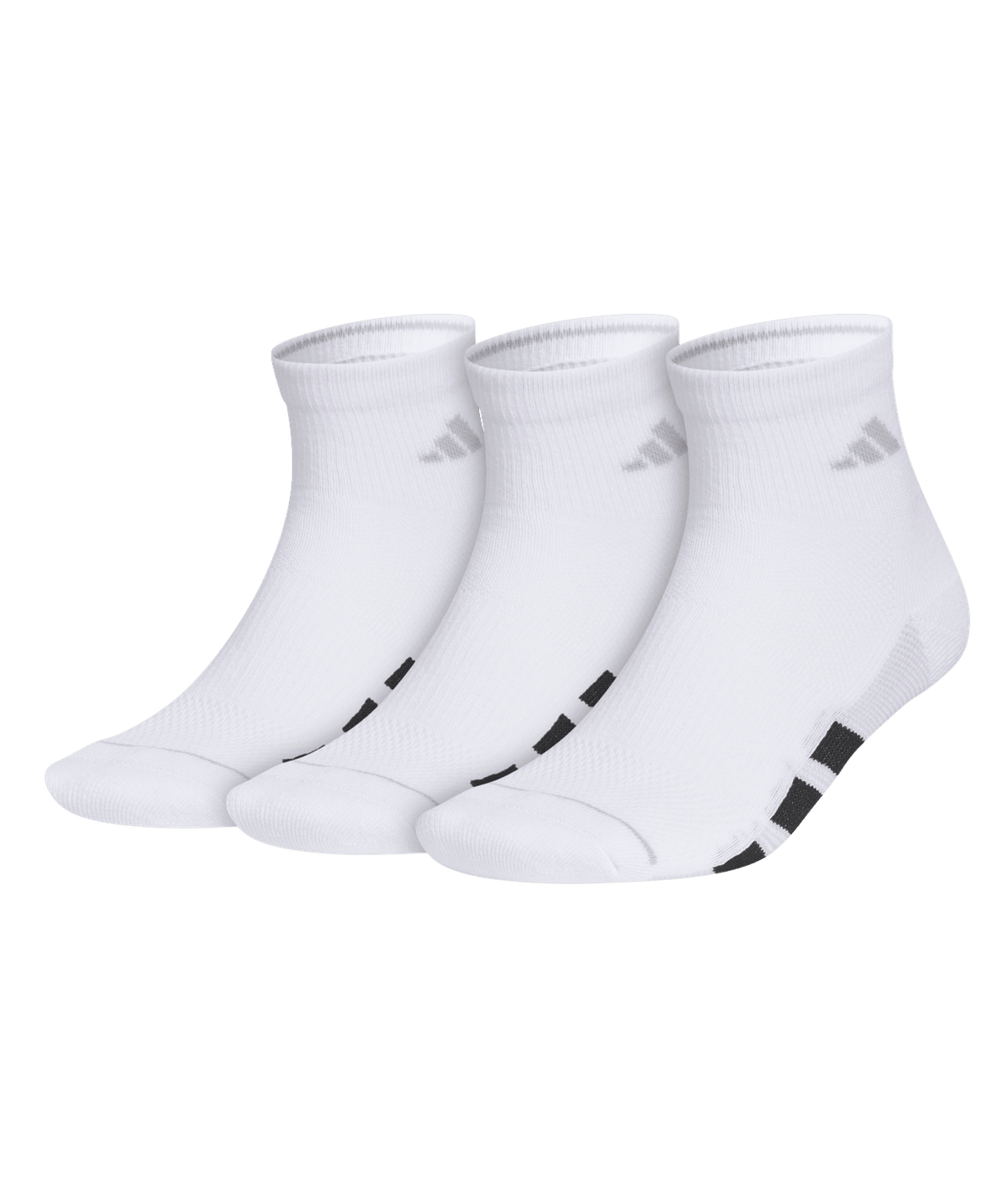 adidas Men's All Day Training 3-Pack Quarter Socks Unisex Accessories Socks