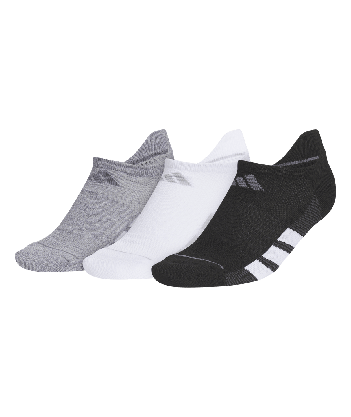 adidas Women's All Day Training 3-Pack No Show Socks Unisex Accessories Socks