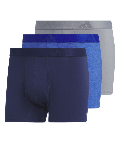adidas Men's Luxe Comfort 3-Pack Trunk Mens Apparel Underwear