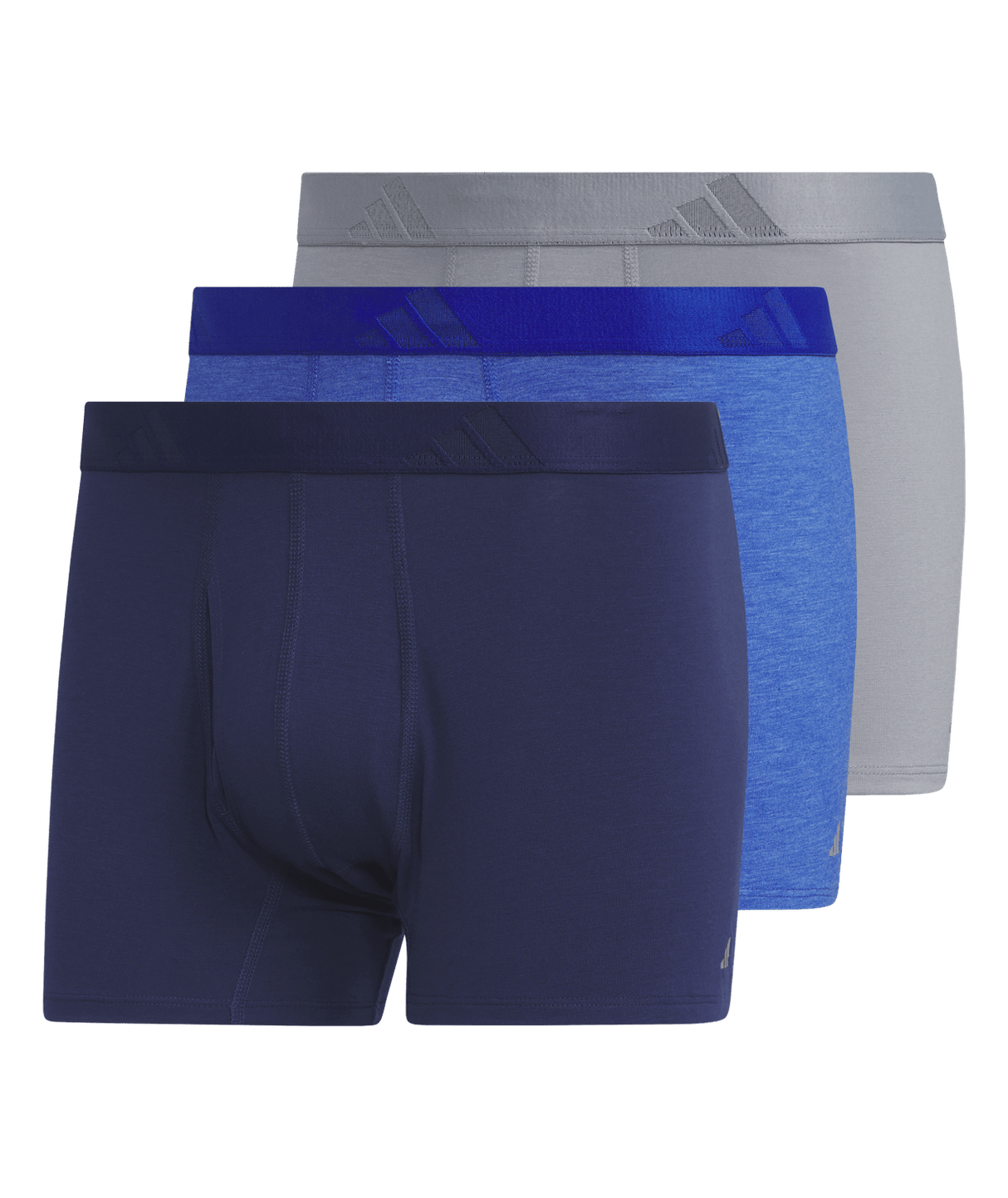 adidas Men's Luxe Comfort 3-Pack Trunk Mens Apparel Underwear