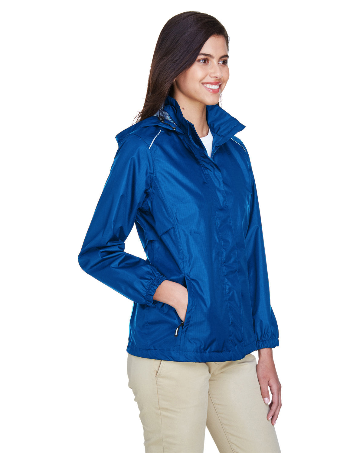 CORE365 Ladies' Climate Seam-Sealed Lightweight Variegated Ripstop Jacket Womens Apparel Jackets & Vests