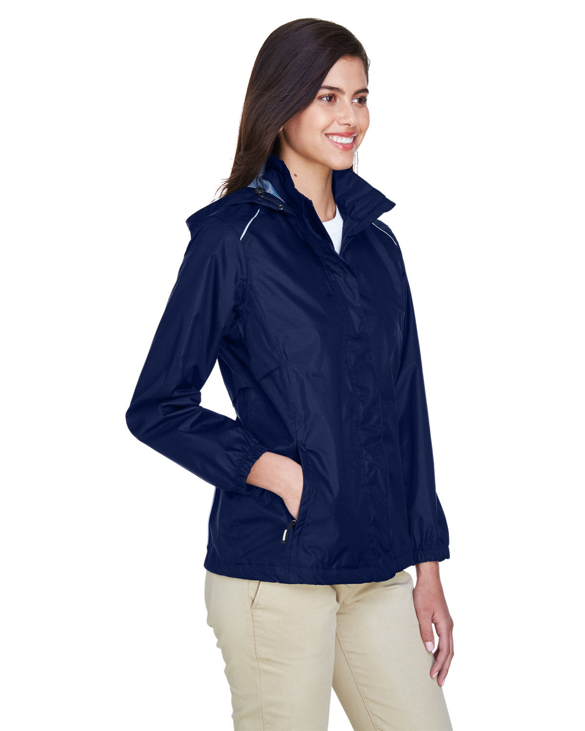 CORE365 Ladies' Climate Seam-Sealed Lightweight Variegated Ripstop Jacket Womens Apparel Jackets & Vests