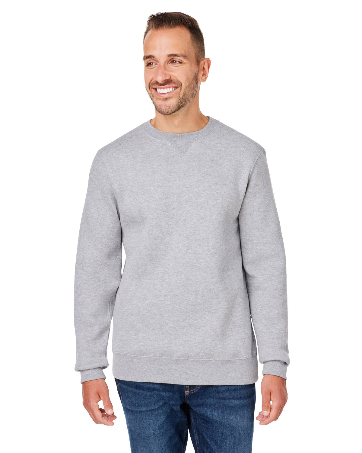 J. America Unisex Premium Fleece Sweatshirt 8424JA-AB-1