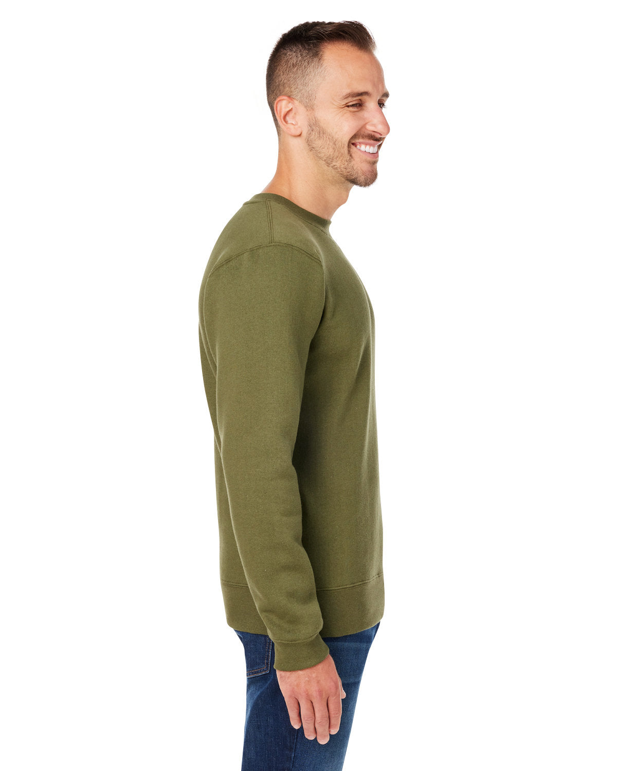 J. America Unisex Premium Fleece Sweatshirt 8424JA-AB-3