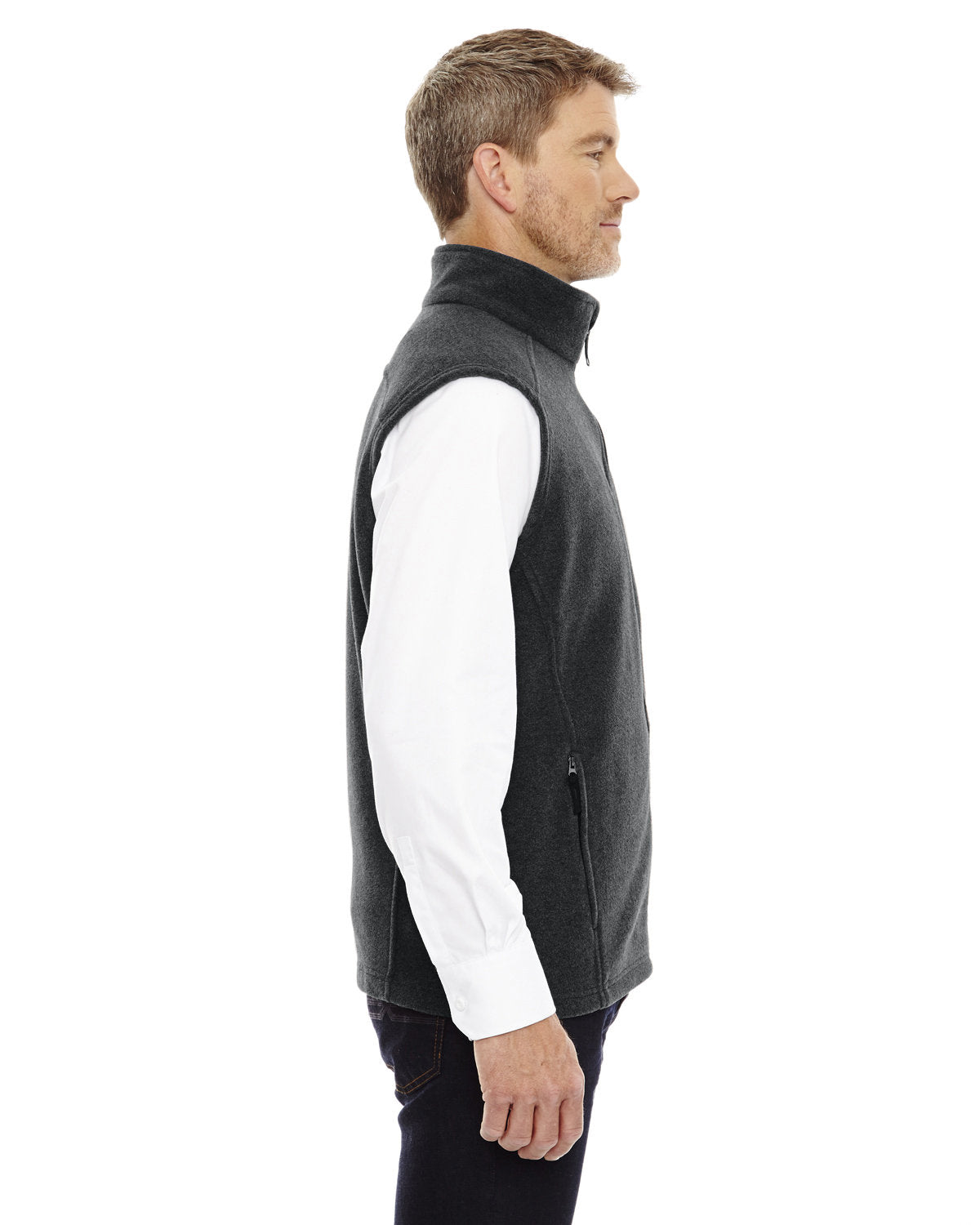 CORE365 Men's Tall Journey Fleece Vest Mens Apparel Jackets & Vests