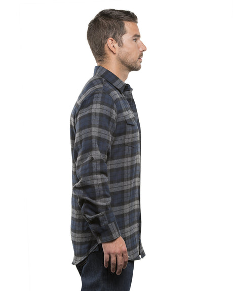 Burnside Men's Plaid Flannel Shirt Mens Apparel Shirts & Tops