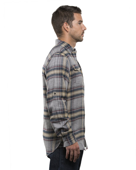 Burnside Men's Plaid Flannel Shirt Mens Apparel Shirts & Tops