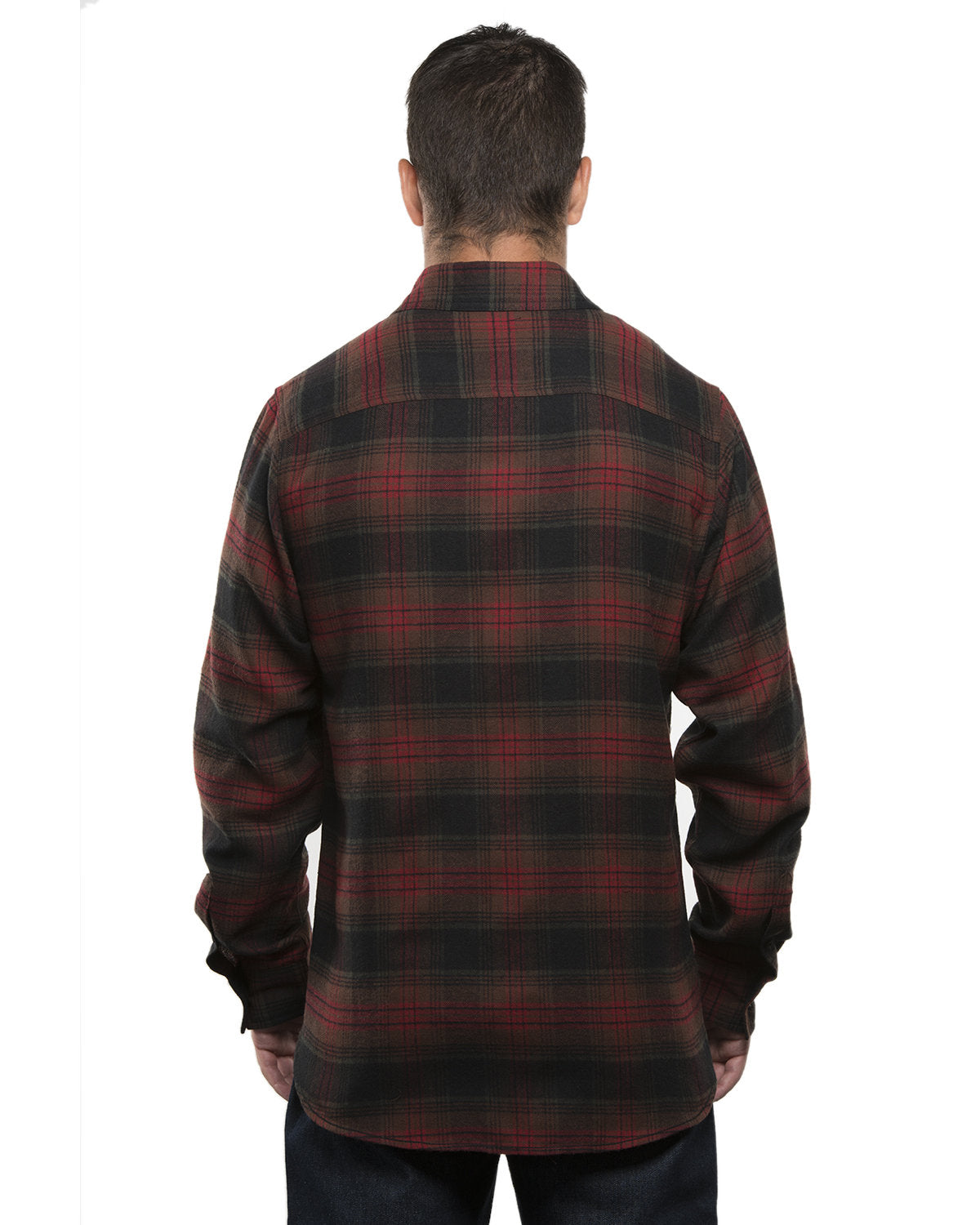 Burnside Men's Plaid Flannel Shirt Mens Apparel Shirts & Tops