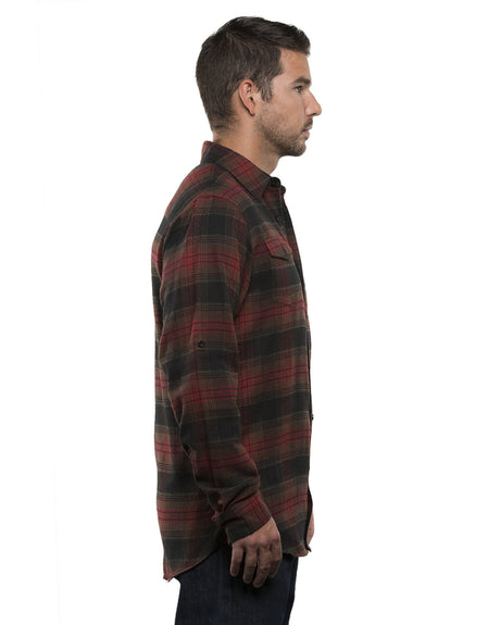 Burnside Men's Plaid Flannel Shirt Mens Apparel Shirts & Tops