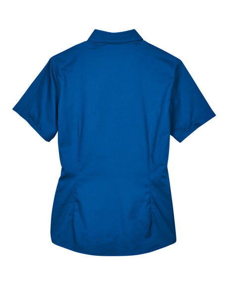 CORE365 Ladies' Optimum Short-Sleeve Twill Shirt Womens Apparel Shirts & Tops