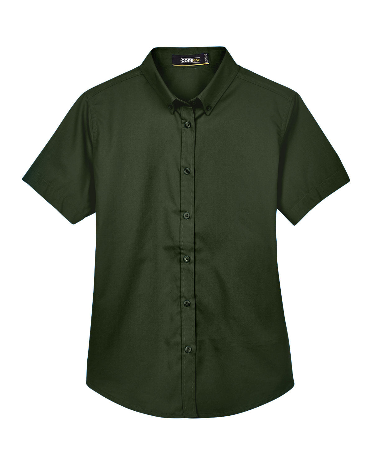 CORE365 Women's Optimum Short-Sleeve Twill Shirt-5