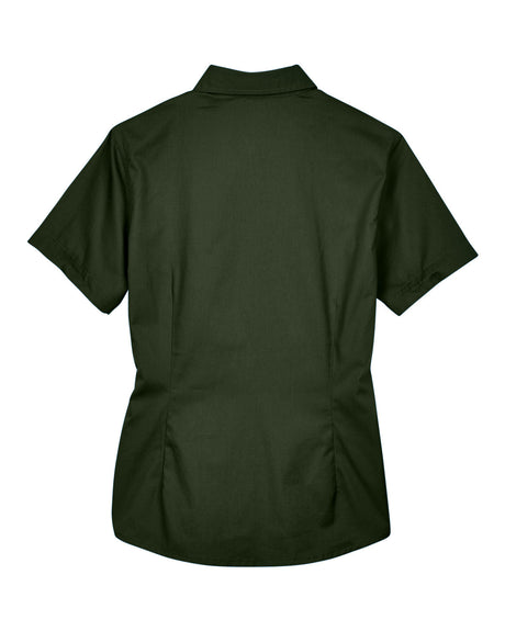 CORE365 Ladies' Optimum Short-Sleeve Twill Shirt Womens Apparel Shirts & Tops