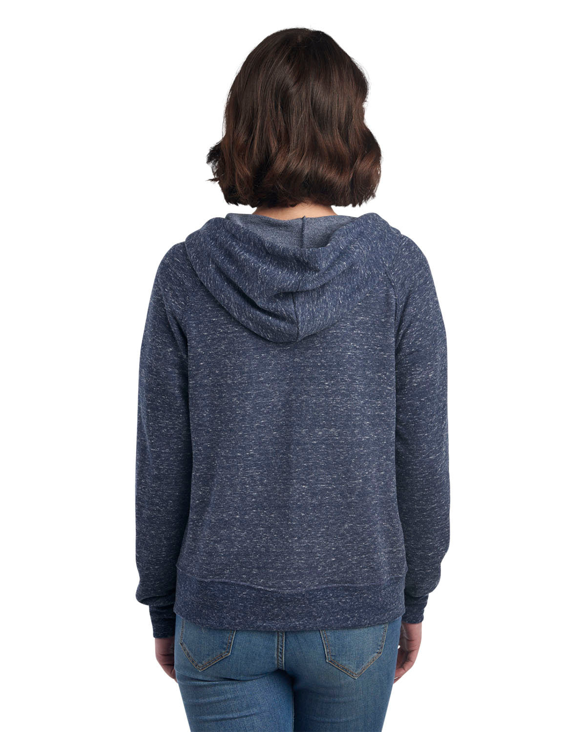 Jerzees Women's Snow Heather French Terry Full-Zip Hooded Sweatshirt Womens Apparel Sweatshirts & Fleece