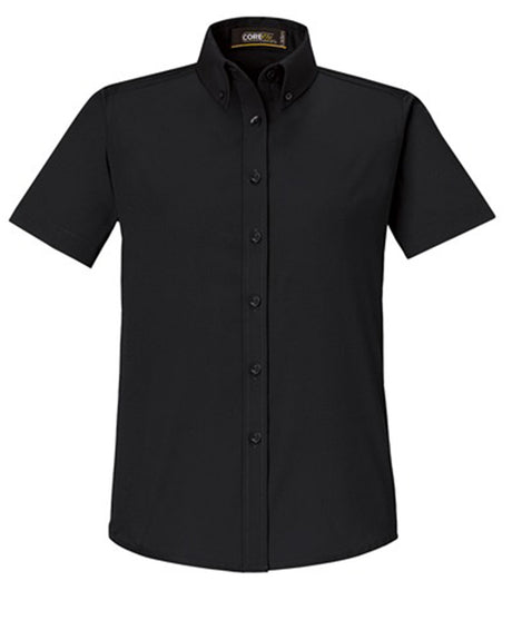 CORE365 Ladies' Optimum Short-Sleeve Twill Shirt Womens Apparel Shirts & Tops