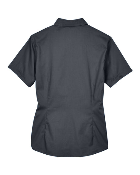 CORE365 Ladies' Optimum Short-Sleeve Twill Shirt Womens Apparel Shirts & Tops
