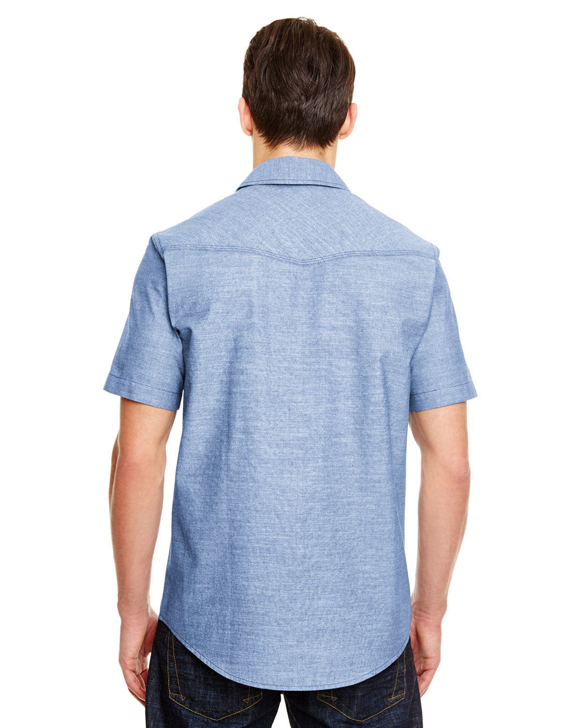 Burnside Men's Chambray Woven Shirt Mens Apparel Shirts & Tops