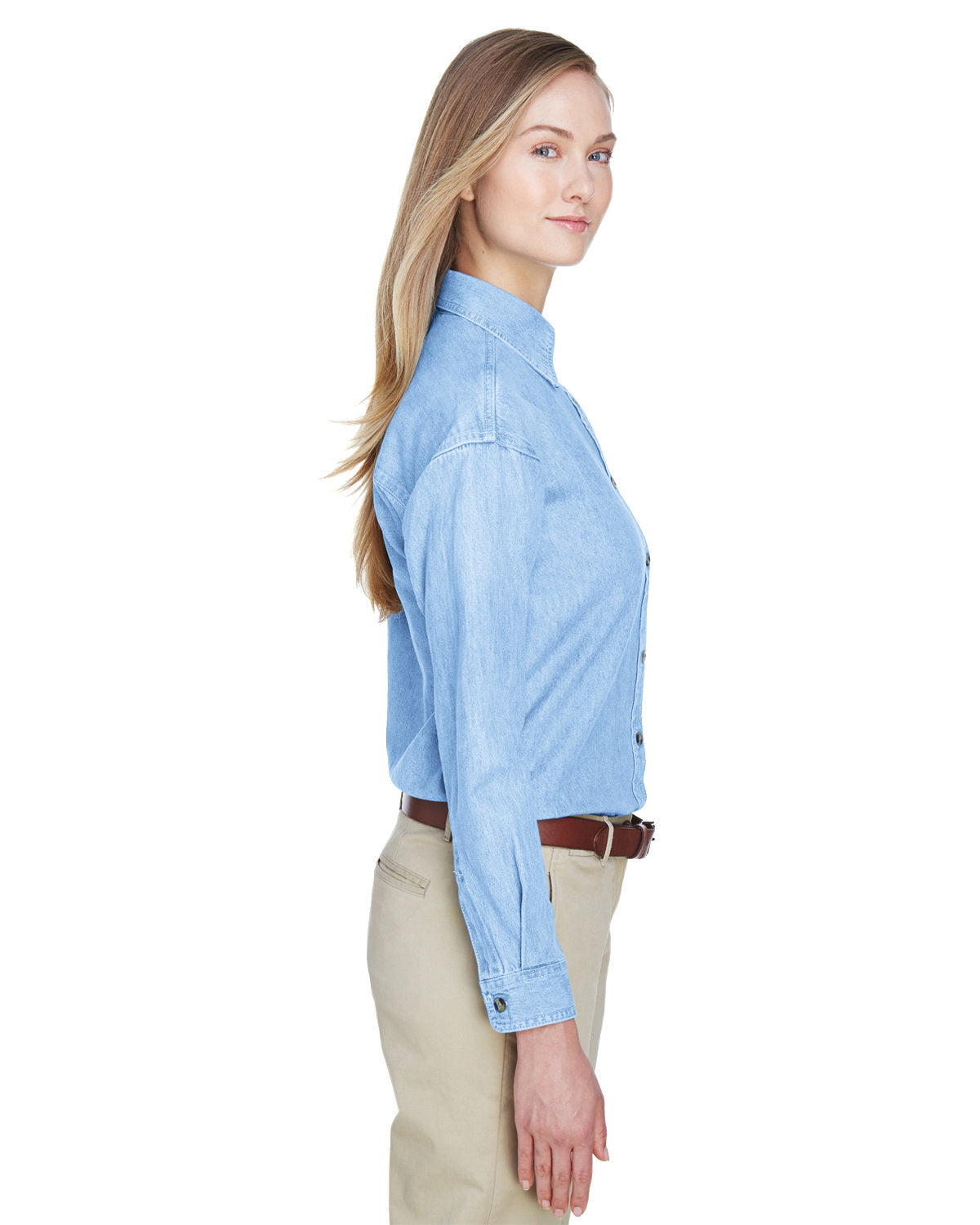 UltraClub Women's Cypress Denim-4