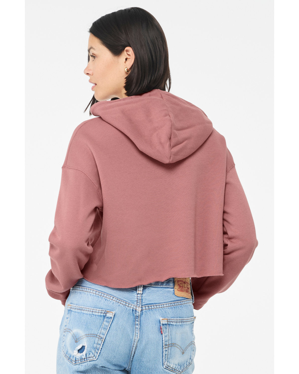 BELLA + CANVAS Women's Crop Fleece Hoodie Womens Apparel Sweatshirts & Fleece