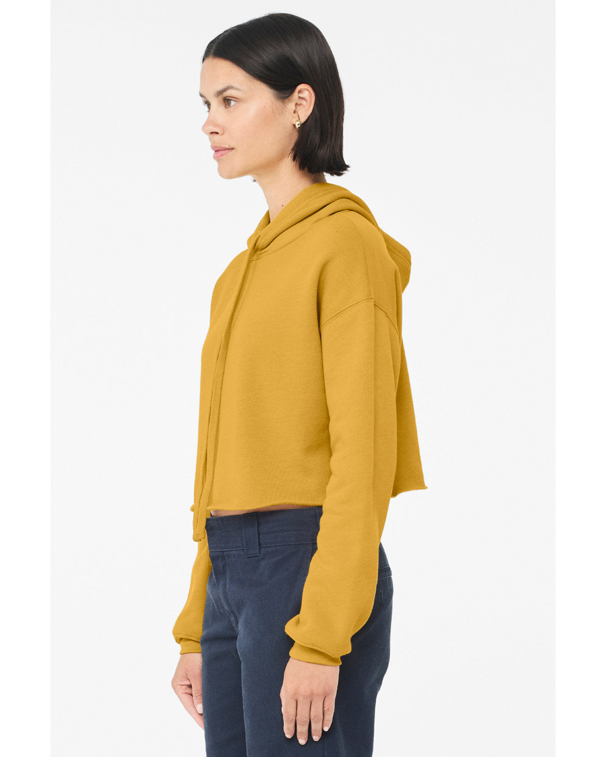 BELLA + CANVAS Women's Crop Fleece Hoodie Womens Apparel Sweatshirts & Fleece