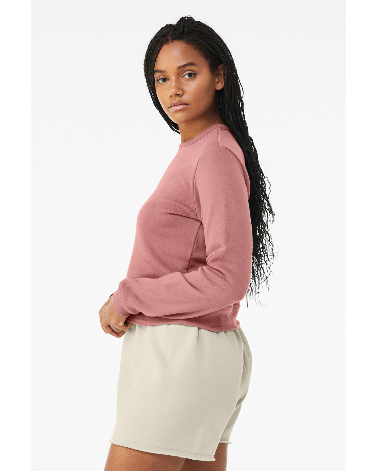 BELLA + CANVAS Ladies' Classic Pullover Crewneck Womens Apparel Sweatshirts & Fleece