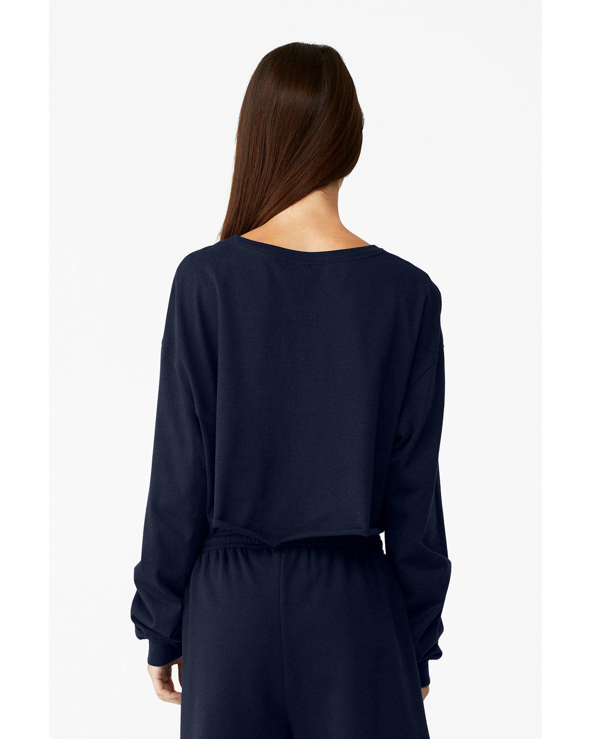 BELLA + CANVAS FWD Fashion Ladies' Cropped Long-Sleeve T-Shirt Womens Apparel Shirts & Tops