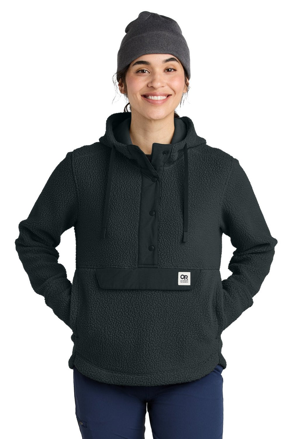 Outdoor Research Women's Packwood Fleece Pullover Hoodie OR322268 Womens Apparel Jackets & Vests
